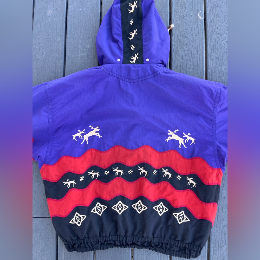 Vintage 90s Bogner Ski Jacket Goan Thylmann Pullover Kautokeino Men's Size L/XL? - Picture 9 of 11